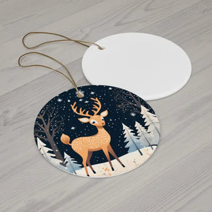 Timeless Christmas Reindeer Ceramic Ornament Collection - Dipaliz - Holiday Ornaments