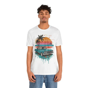 Paradise Unisex Jersey Tee - Coastal Beach Vibe Style - Dipaliz - White / s - T-shirts