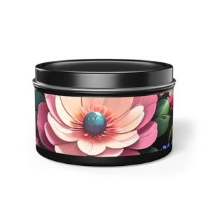Mango Coconut Tin Candles – Floral Soy Wax - Dipaliz