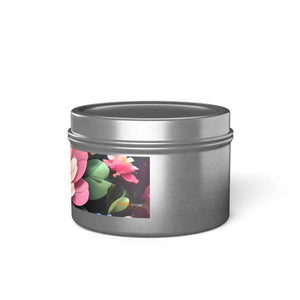 Mango Coconut Tin Candles – Floral Soy Wax - Dipaliz