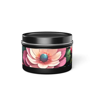 Mango Coconut Tin Candles – Floral Soy Wax - Dipaliz
