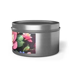 Mango Coconut Tin Candles – Floral Soy Wax - Dipaliz