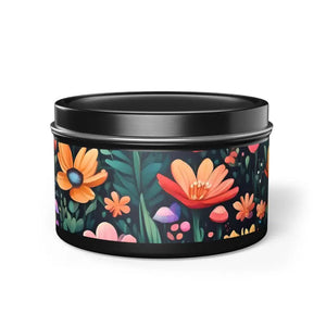 Hand Poured Fresh Coffee Tin Candles Matte Minimalist - Dipaliz