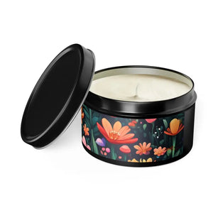 Hand Poured Fresh Coffee Tin Candles Matte Minimalist - Dipaliz