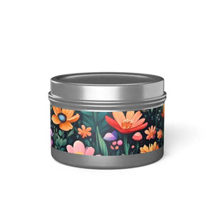 Hand Poured Fresh Coffee Tin Candles Matte Minimalist - Dipaliz