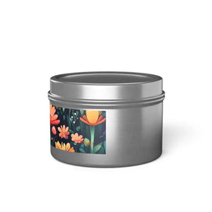 Hand Poured Fresh Coffee Tin Candles Matte Minimalist - Dipaliz