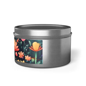 Hand Poured Fresh Coffee Tin Candles Matte Minimalist - Dipaliz