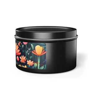 Hand Poured Fresh Coffee Tin Candles Matte Minimalist - Dipaliz