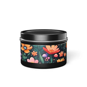 Hand Poured Fresh Coffee Tin Candles Matte Minimalist - Dipaliz