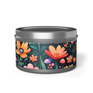 Hand Poured Fresh Coffee Tin Candles Matte Minimalist - Dipaliz