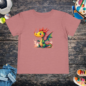 Tiny Dragon Short Sleeve Tee - Ring-spun Cotton Jersey - Dipaliz - T-shirts - 2t