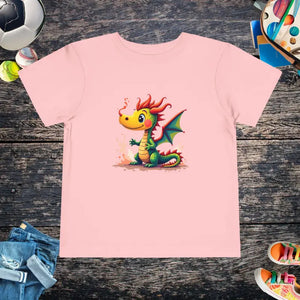 Tiny Dragon Short Sleeve Tee Ring-spun Cotton Jersey - Dipaliz - 2t / Pink - T-shirts