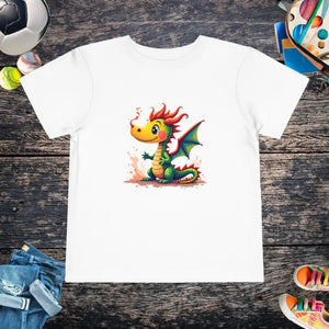 Tiny Dragon Short Sleeve Tee Ring-spun Cotton Jersey - Dipaliz - 2t / White - T-shirts