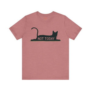 Classic not Today Cat Unisex Jersey Tee Cotton - Dipaliz - T-shirts