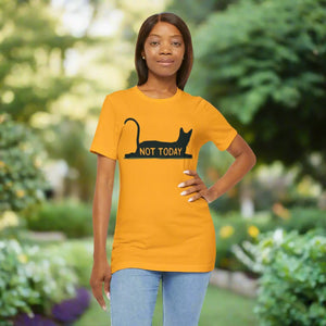 Classic not Today Cat Unisex Jersey Tee Cotton - Dipaliz - T-shirts
