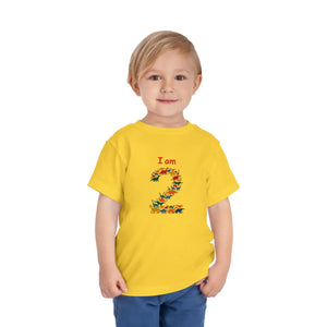 Roaring Two Dinosaur Birthday Tee Cotton Toddler Shirt - Dipaliz - T-shirts