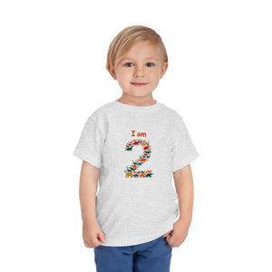 Roaring Two Dinosaur Birthday Tee Cotton Toddler Shirt - Dipaliz - T-shirts