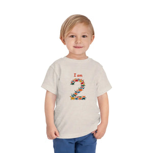 Roaring Two Dinosaur Birthday Tee Cotton Toddler Shirt - Dipaliz - T-shirts