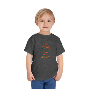 Roaring Two Dinosaur Birthday Tee - Toddler Shirt - Dipaliz - T-shirts