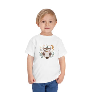 Playful Toddler Owl Short Sleeve - Whimsical Print - Dipaliz - T-shirts - 2t