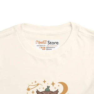 Toddler Owl Short Sleeve Tee - Fun Print Design - Dipaliz - T-shirts