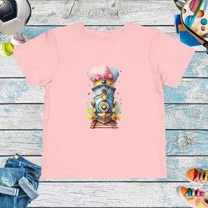 Choo Cutie Train Toddler t Shirt - Soft Cotton Tee - Dipaliz - Pink / 2t - Baby & Clothing