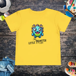 Kids Clothes - Monster 1st Birthday Comfy Tee - Toddler Fun Shirt - Dipaliz Yellow / 2t