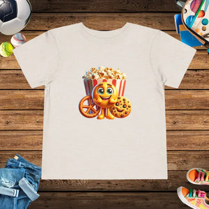 Snack Attack Hero Toddler t Shirt - Adventure Tee - Dipaliz - Heather Dust / 2t - Baby & Clothing