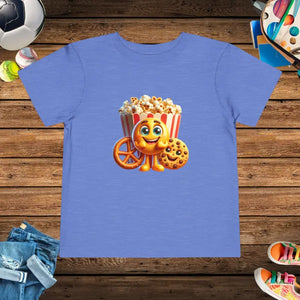 Snack Attack Hero Toddler t Shirt - Adventure Tee - Dipaliz - Heather Columbia Blue / 2t - Baby & Clothing