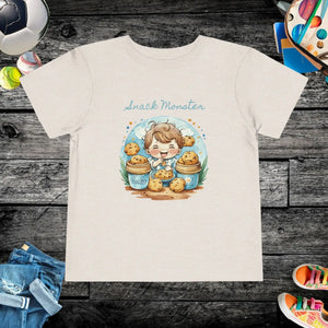 Snack Monster Comfy Toddler t Shirt - Cotton Tee - Dipaliz - T-shirts