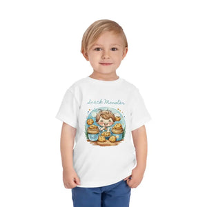 Snack Monster Comfy Toddler t Shirt - Playful Adventure Tee - Dipaliz - T-shirts