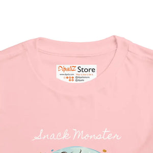 Snack Monster Comfy Toddler t Shirt - Playful Adventure Tee - Dipaliz - T-shirts