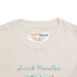 Snack Monster Comfy Toddler t Shirt - Playful Adventure Tee - Dipaliz - T-shirts