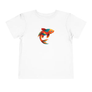 Toddler Tee - Colorful Koi Fish Graphic Kids Shirt - T-shirts - 3t