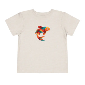 Toddler Tee - Colorful Koi Fish Graphic Kids Shirt - T-shirts - 3t