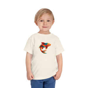 Toddler Tee - Colorful Koi Fish Graphic Kids Shirt - T-shirts - 3t