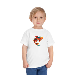 Toddler Tee - Colorful Koi Fish Graphic Kids Shirt - T-shirts - 3t