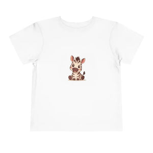 Cute Zebra Toddler Tee - Cotton Short Sleeve - Dipaliz - Baby & Tops