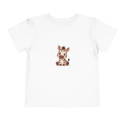 Cute Zebra Toddler Tee: Soft Breathable Fun for Little Ones - Kids Clothes