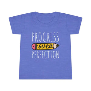 Progress Over Perfection Toddler Tees Stylish Cotton Tops Dipaliz - Baby &