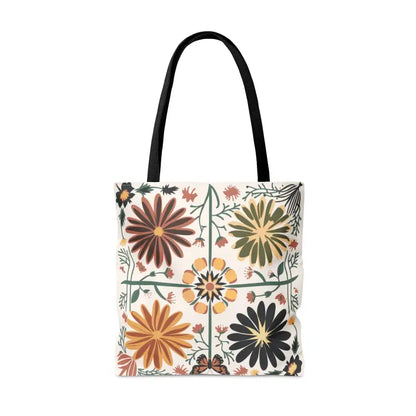 Tote-ally Cozy Cottagecore Flowers Bag: Eco-friendly Floral Magic - Bags