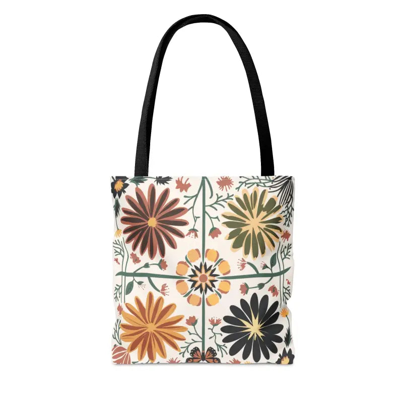 Tote-ally Cozy Cottagecore Flowers Bag: Eco-friendly Floral Magic - Bags