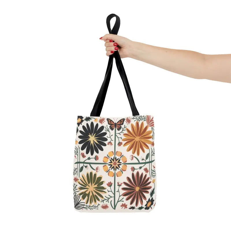 Tote-ally Cozy Cottagecore Flowers Bag: Eco-friendly Floral Magic - Bags