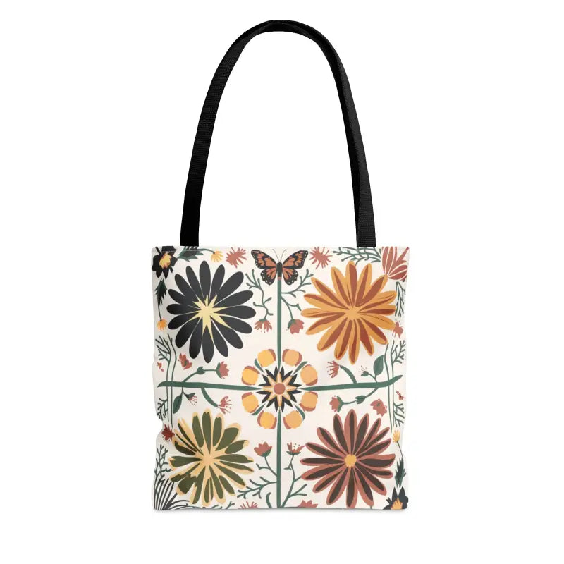 Tote-ally Cozy Cottagecore Flowers Bag: Eco-friendly Floral Magic - Bags