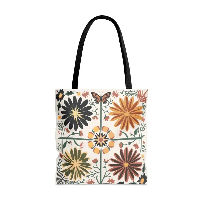 Tote-ally Cozy Cottagecore Flowers Bag: Eco-friendly Floral Magic - Bags