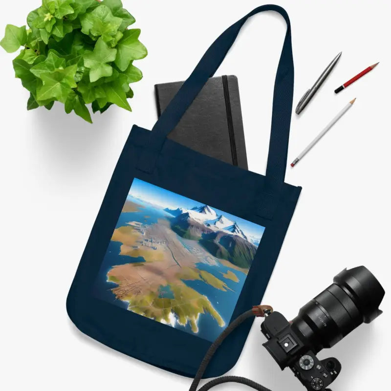 Eco Chic Canvas Tote Bag: your Stylish Everyday Essential - one Size / Navy Bags