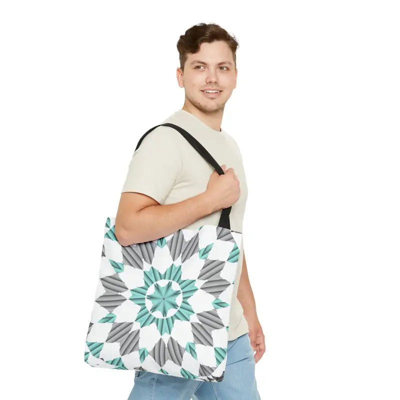 Snag this Tote-ally Awesome Abstract Pattern Tote Today! - Large Bags