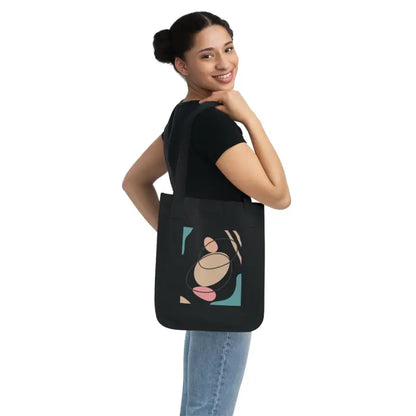 Eco-chic Organic Canvas Tote Bag: Elevate your Style! - one Size / Black Bags