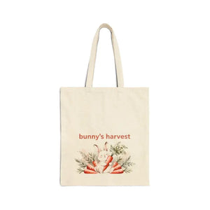 Rabbit Canvas Tote Bag - Carrot Garden Design - Dipaliz - Natural / 15’’ x 16’’ Gifts Online