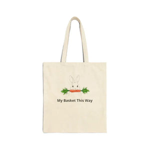 Spring Easter Market Tote with Cute Bunny Design - Dipaliz - Natural / 15’’ x 16’’ Gifts Online